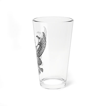 Thai government Garuda emblem Version 6 (Thailand) (Coat of Arms) Pint Glass 16oz