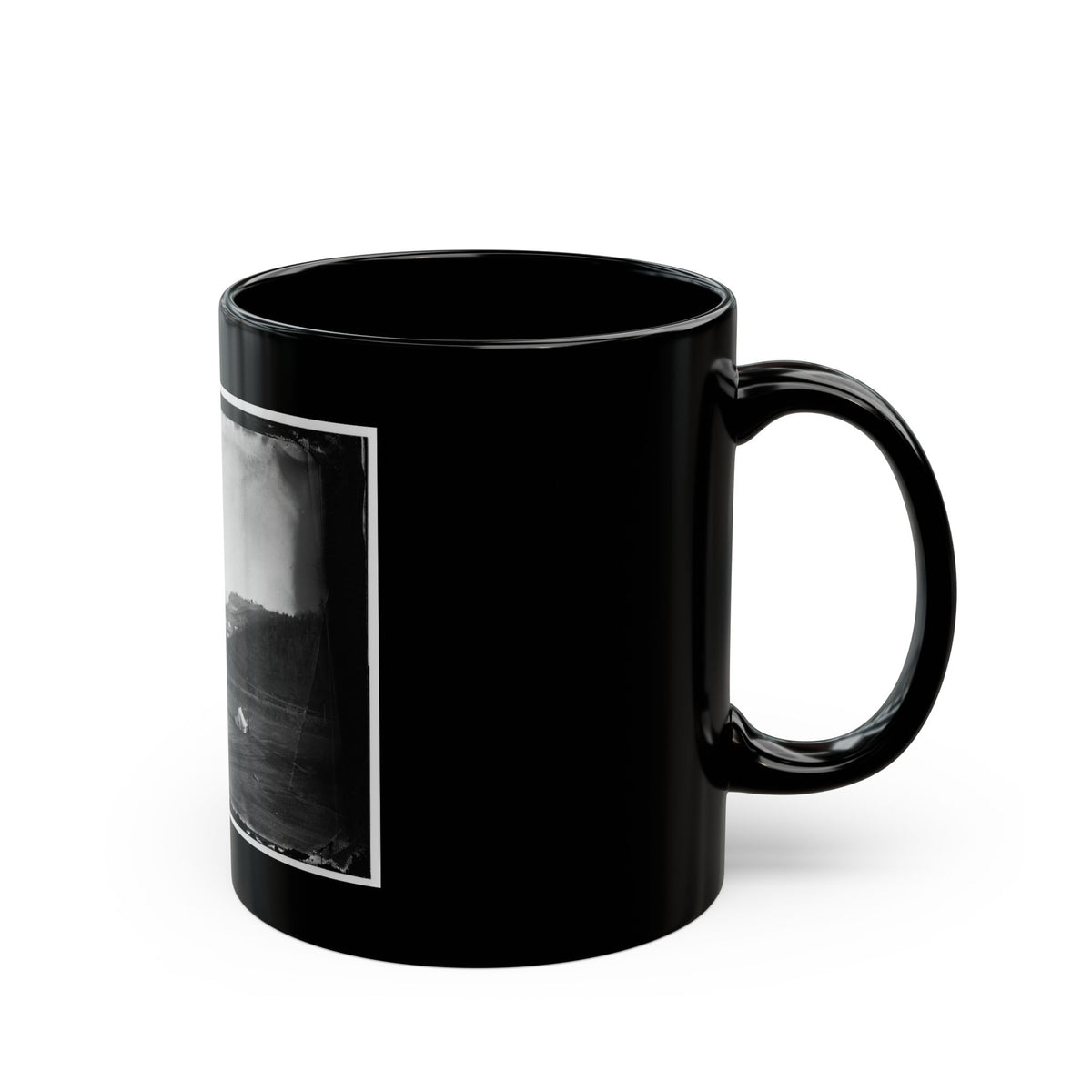 Aquia Creek Landing, Va. View Of The Federal Supply Depot (U.S. Civil War) Black Coffee Mug
