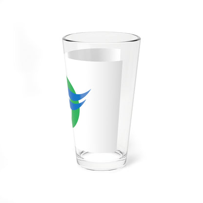 Flag of Kinko Kagoshima (Japan) Pint Glass 16oz