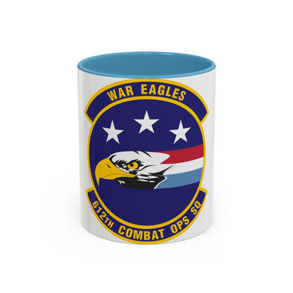 612th Combat Operations Squadron (U.S. Air Force) Accent Coffee Mug