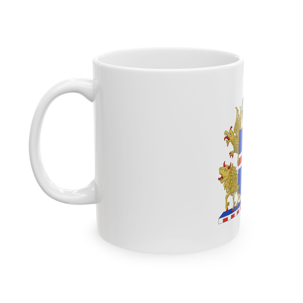 Kingdom of Iceland Coat of Arms - White Coffee Mug