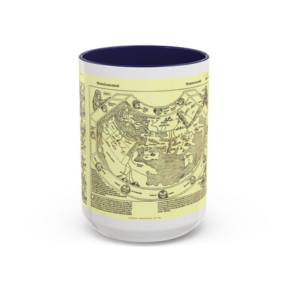 Chronicon Nurembergense Map (1493) (Map) Accent Coffee Mug