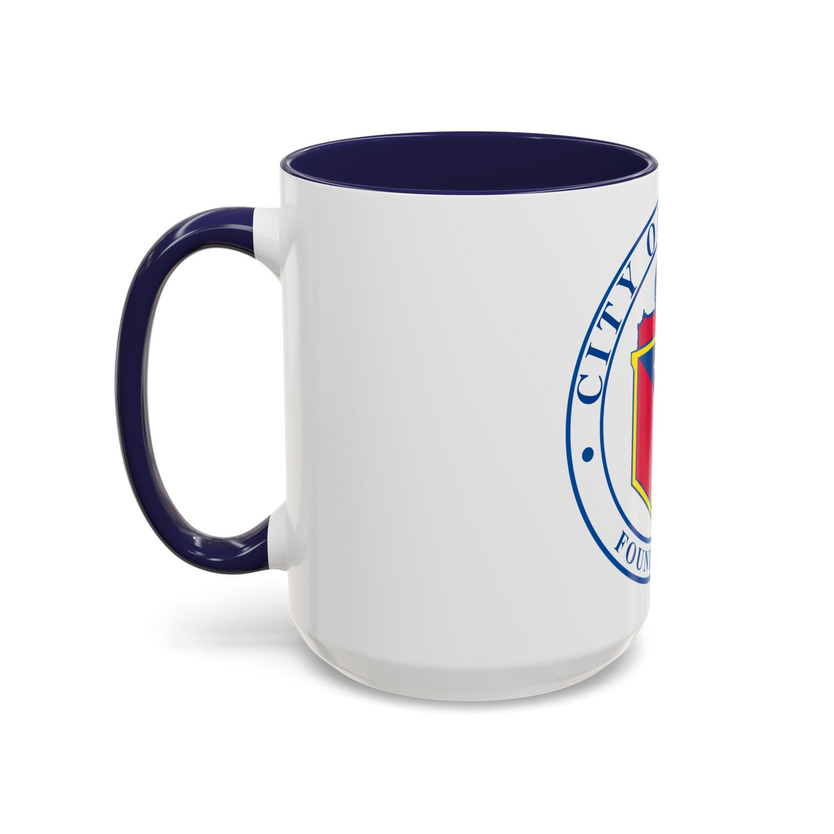 Seal of Austin TX - Accent Coffee Mug