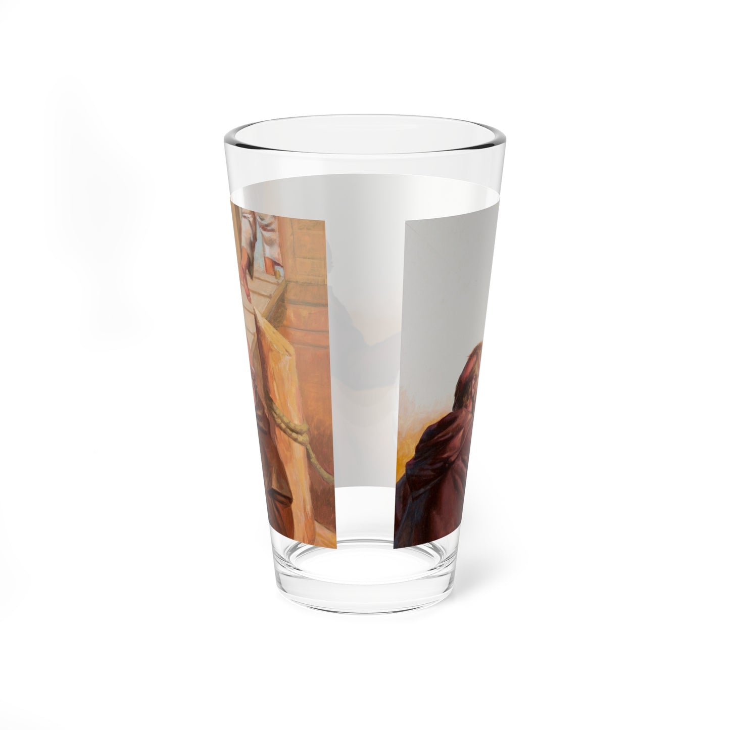 Squanto and the Miracle of Thanksgiving, interior illustrations (7), 2012 (Magazine Illustration) Pint Glass 16oz