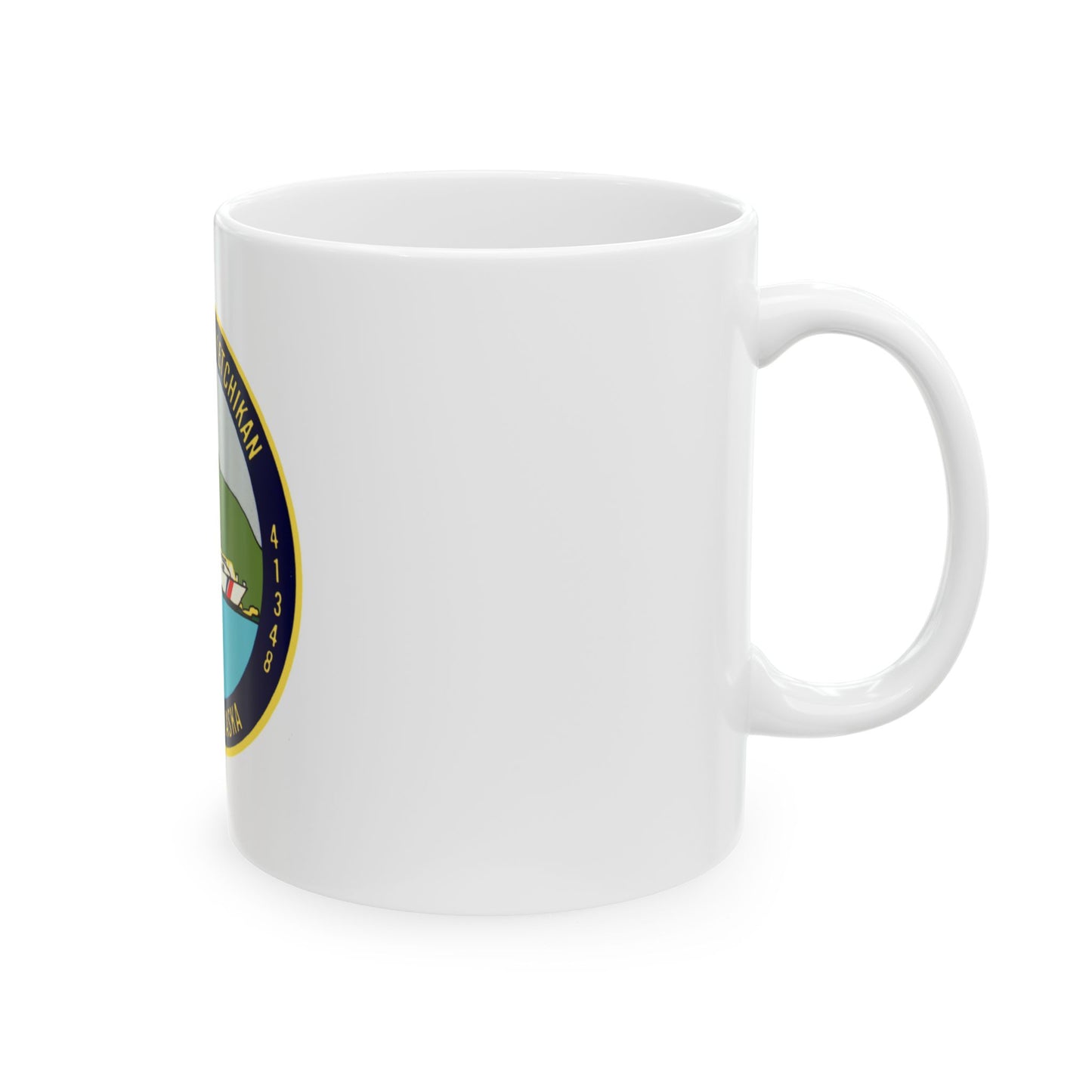 USCG Station Ketchikan 17th Dist (U.S. Coast Guard) White Coffee Mug
