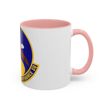 605 Aircraft Maintenance Squadron AMC (U.S. Air Force) Accent Coffee Mug