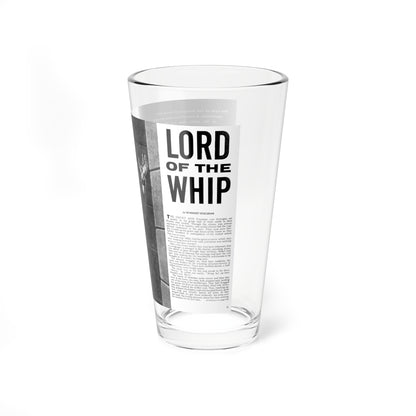 Lord Of The Whip, Man's Adventure, December 1964 - Pint Glass 16oz