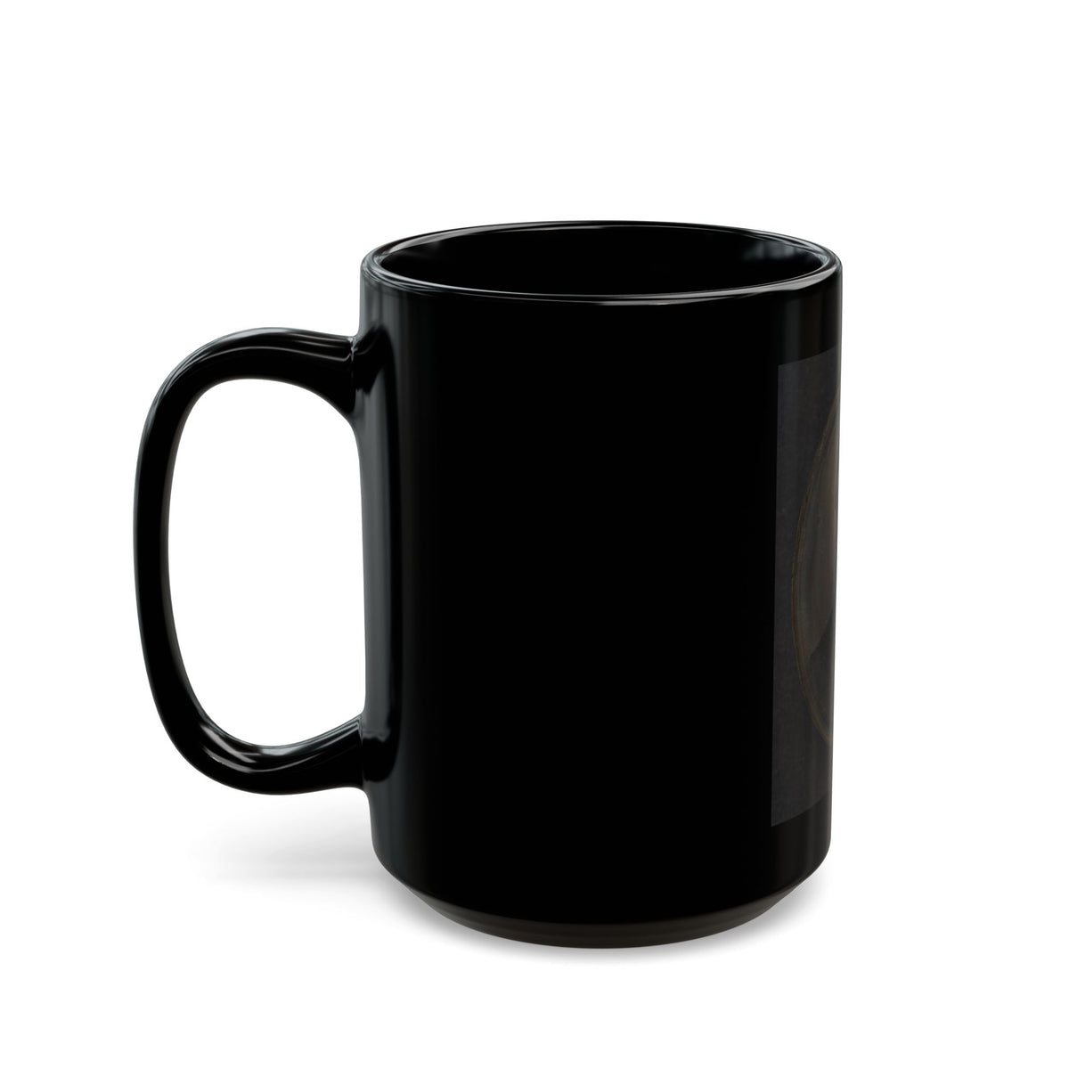 Unidentified Soldier In Pendant 001 (U.S. Civil War) Black Coffee Mug