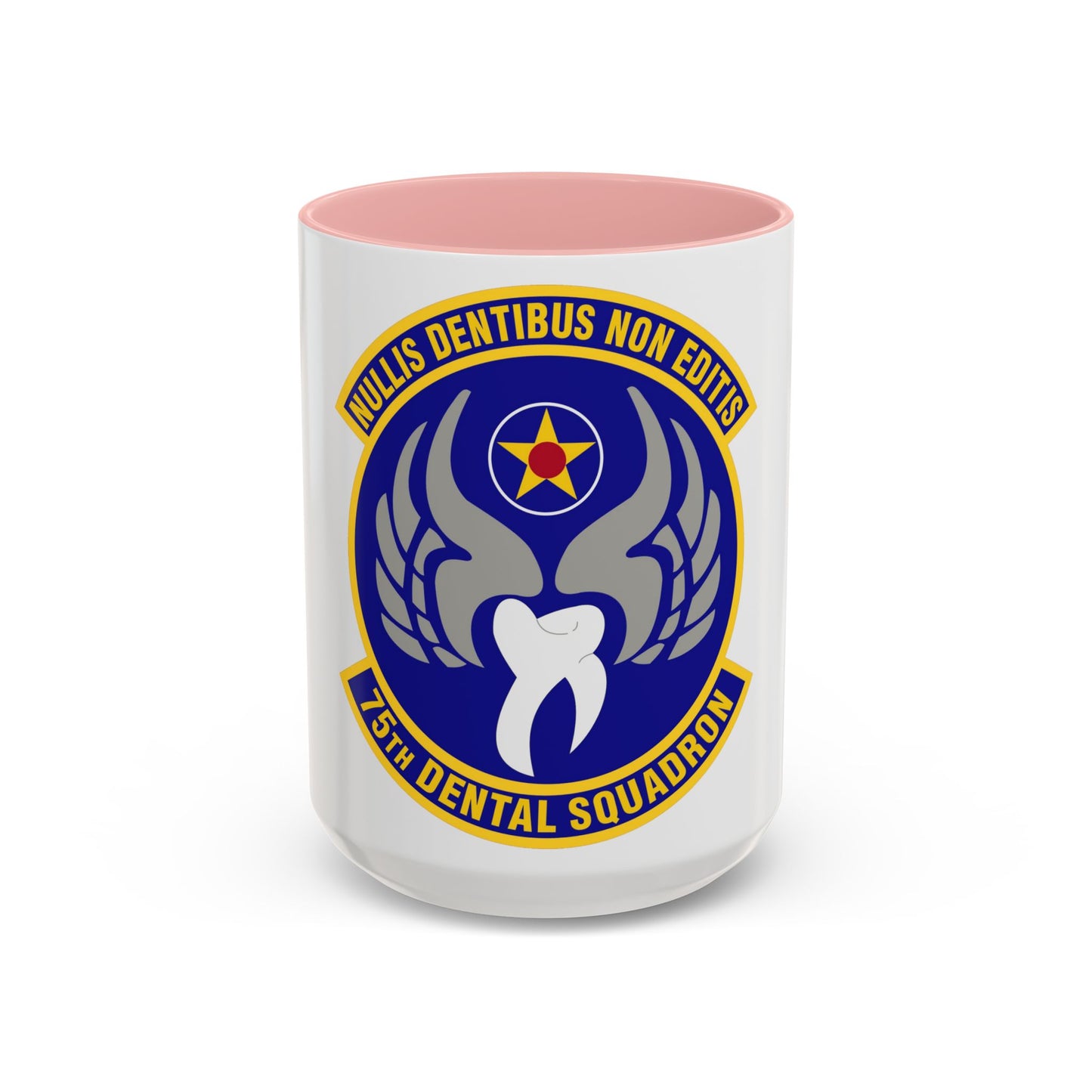 Tasse à café décorative du 75e escadron dentaire (US Air Force)