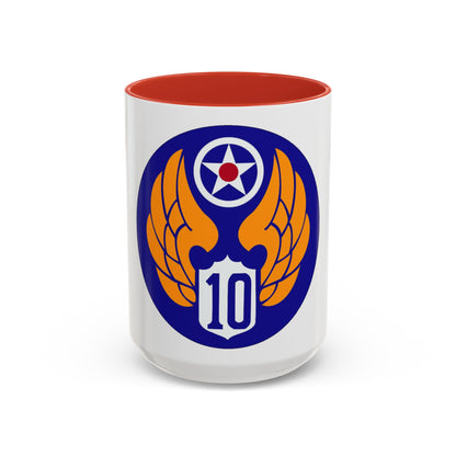 10 Air Force (U.S. Army) Accent Coffee Mug