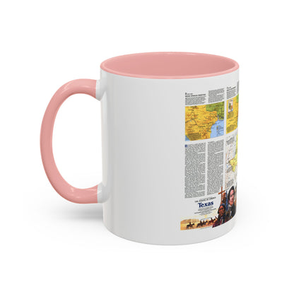 USA - Texas 2 (1986) (Map) Accent Coffee Mug