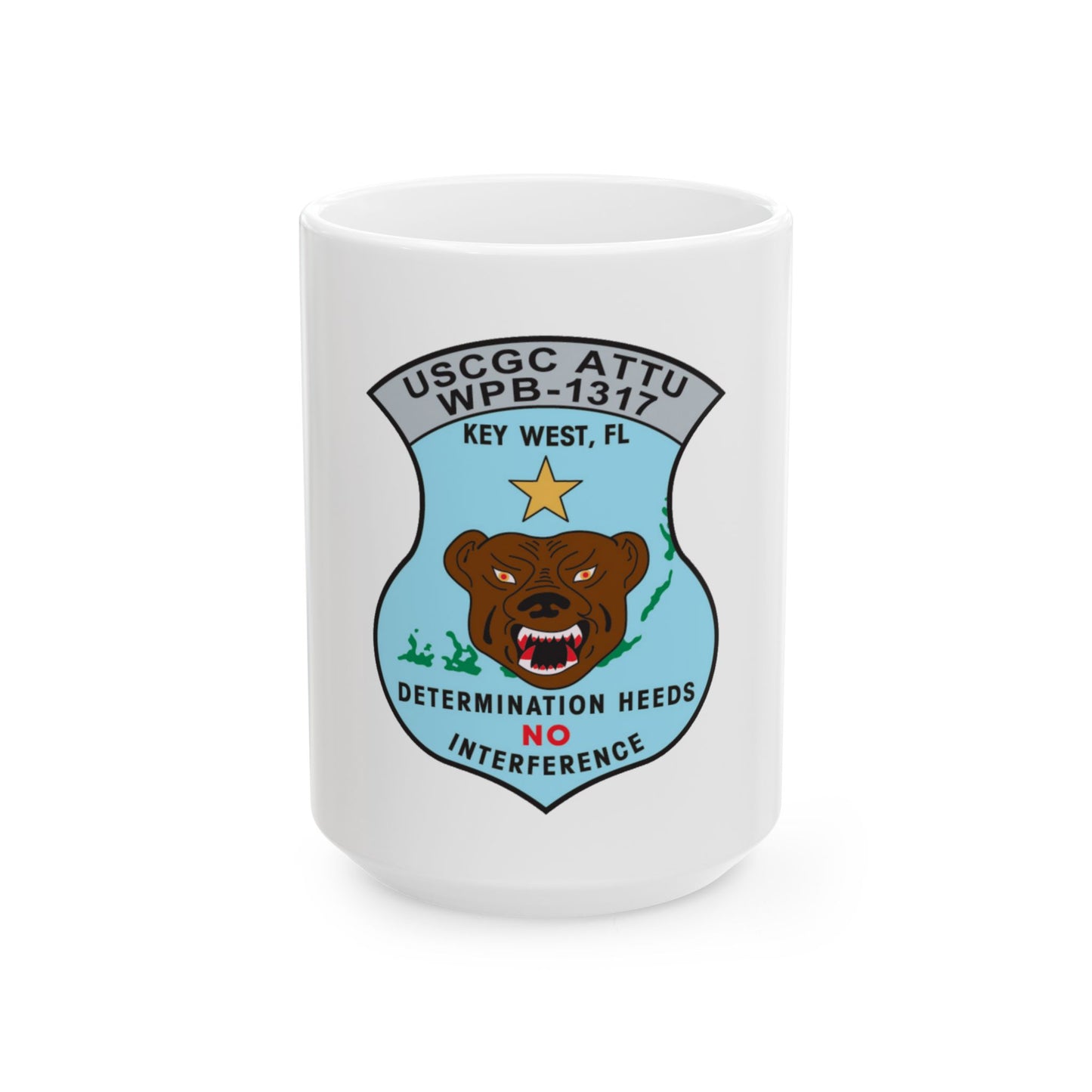 USCGC Attu WPB 1317   Key West FL (U.S. Coast Guard) White Coffee Mug