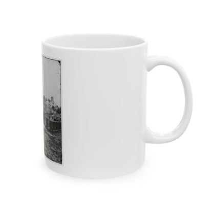 Charleston, S.C. The Citadel Seen Across Marion Square (U.S. Civil War) White Coffee Mug