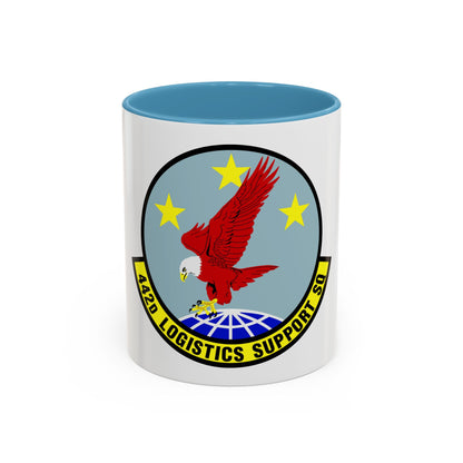 442d Logistics Support Squadron (U.S. Air Force) Accent Coffee Mug