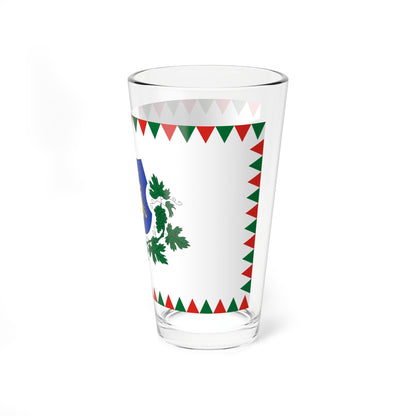 Flag of Pakozd (Hungary) Pint Glass 16oz