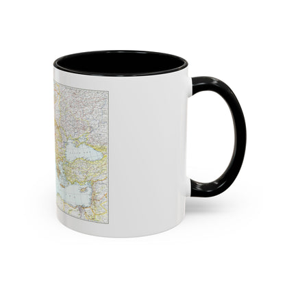 Mediterranean as of September 1 (1939) (Map) Accent Coffee Mug