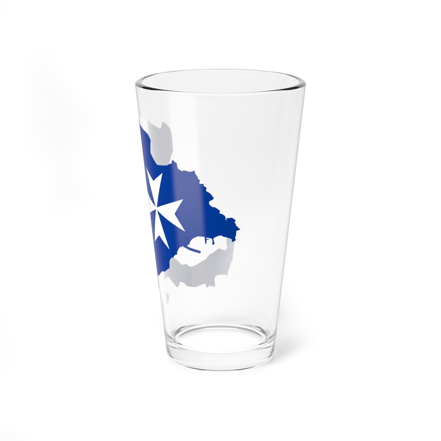 Flag map of Amalfi (Italy) Pint Glass 16oz
