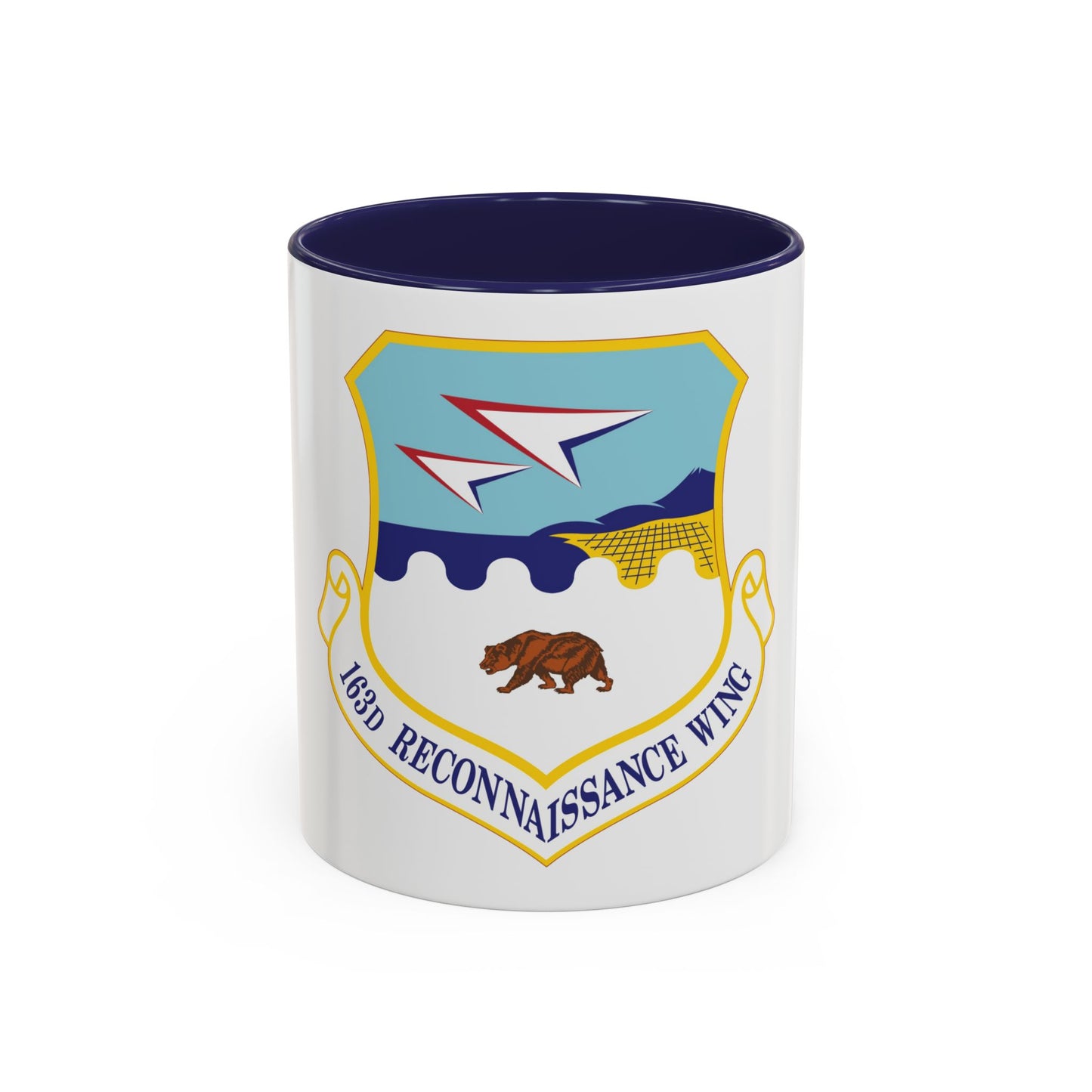 163d Reconnaissance Wing (U.S. Air Force) Accent Coffee Mug