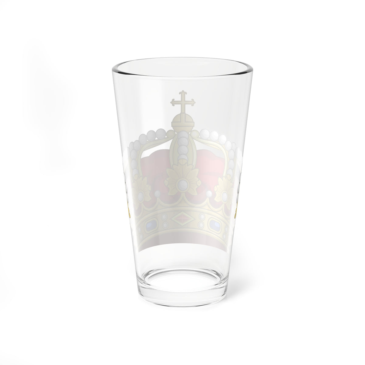 Heraldic Royal Crown of the Kingdom of the Two Sicilies (Italy) (Coat of Arms) Pint Glass 16oz