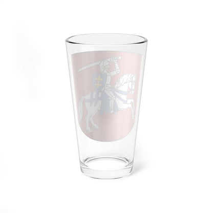 POL województwo poleskie II RP COA (Belarus) (Coat of Arms) Pint Glass 16oz