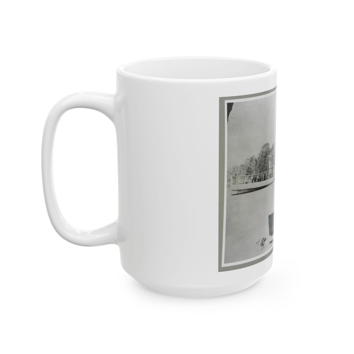River Gunboat (U.S. Civil War) White Coffee Mug