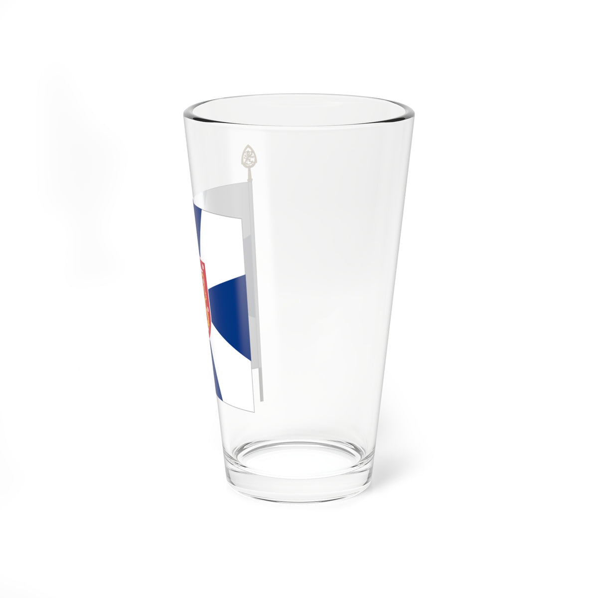 Kaartin jääkärirykmentin lippu (Finland) Pint Glass 16oz