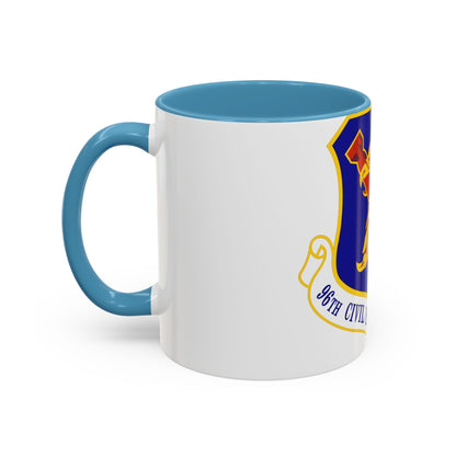 96 Civil Engineer Group AFMC (U.S. Air Force) Accent Coffee Mug