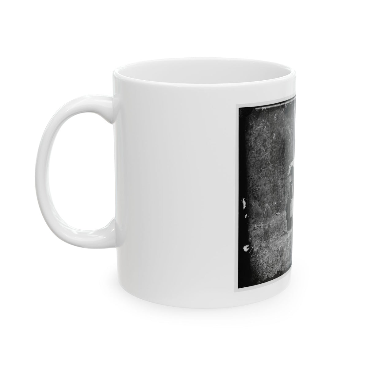 Petersburg, Va. U.S. Military Telegraph Battery Wagon, Army Of The Potomac Headquarters (U.S. Civil War) White Coffee Mug