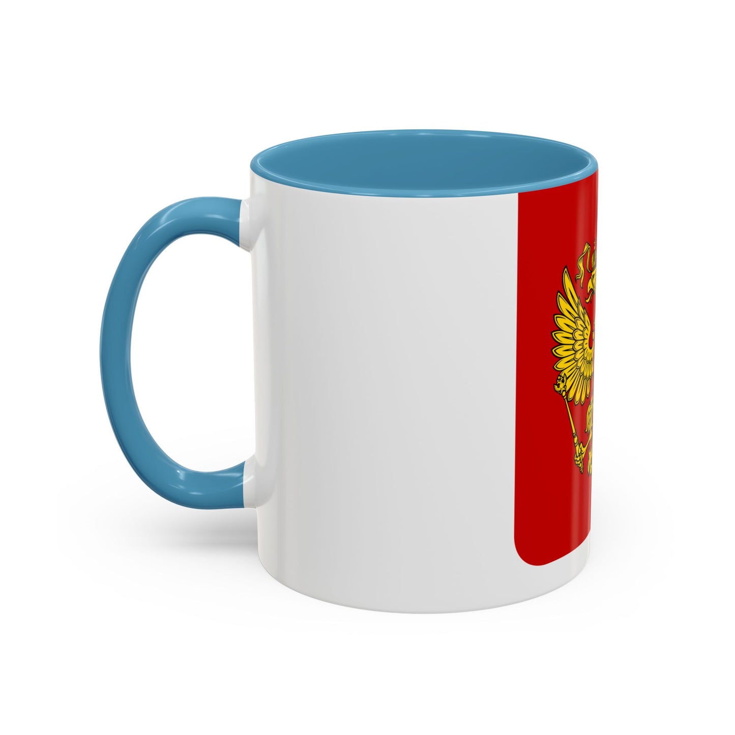 Coat of Arms of the Russian Federation - Accent Coffee Mug