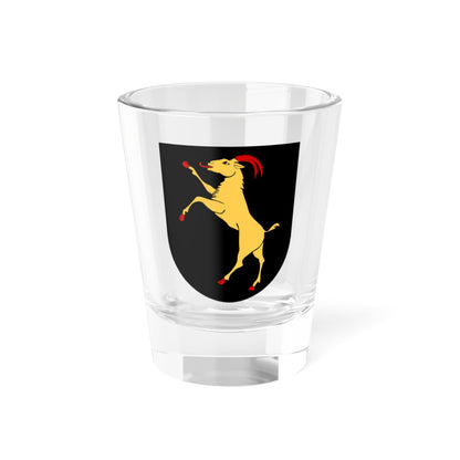 Hälsingland vapen (Sweden) (Coat of Arms) Shot Glass 1.5oz