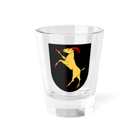 Hälsingland vapen (Sweden) (Coat of Arms) Shot Glass 1.5oz