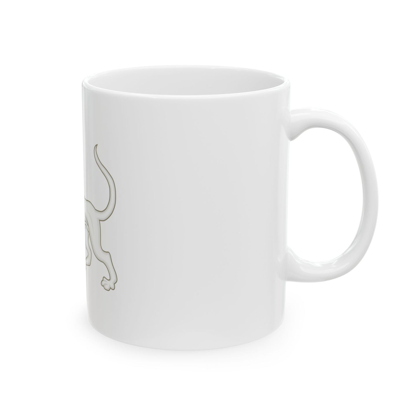 Greyhound of Richmond Badge of Henry VII - White Coffee Mug