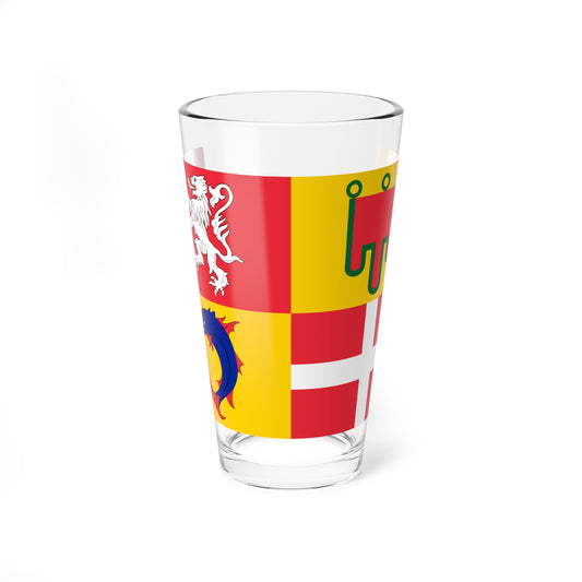 Flag of Auvergne-Rhone-Alpes incorrect (France) Pint Glass 16oz
