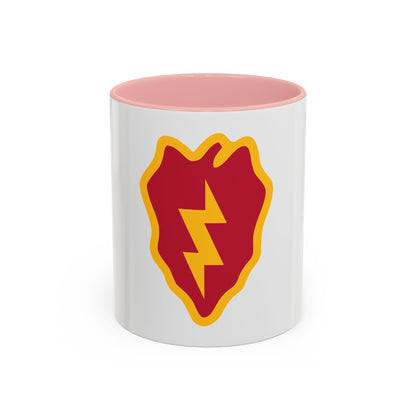 25th Infantry Division shoulder sleeve insignia (U.S. Army) Accent Coffee Mug