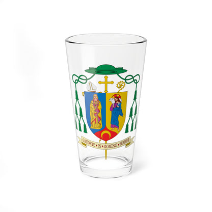 Escudo de Antoni Vadell Ferrer (Spain) (Coat of Arms) Pint Glass 16oz