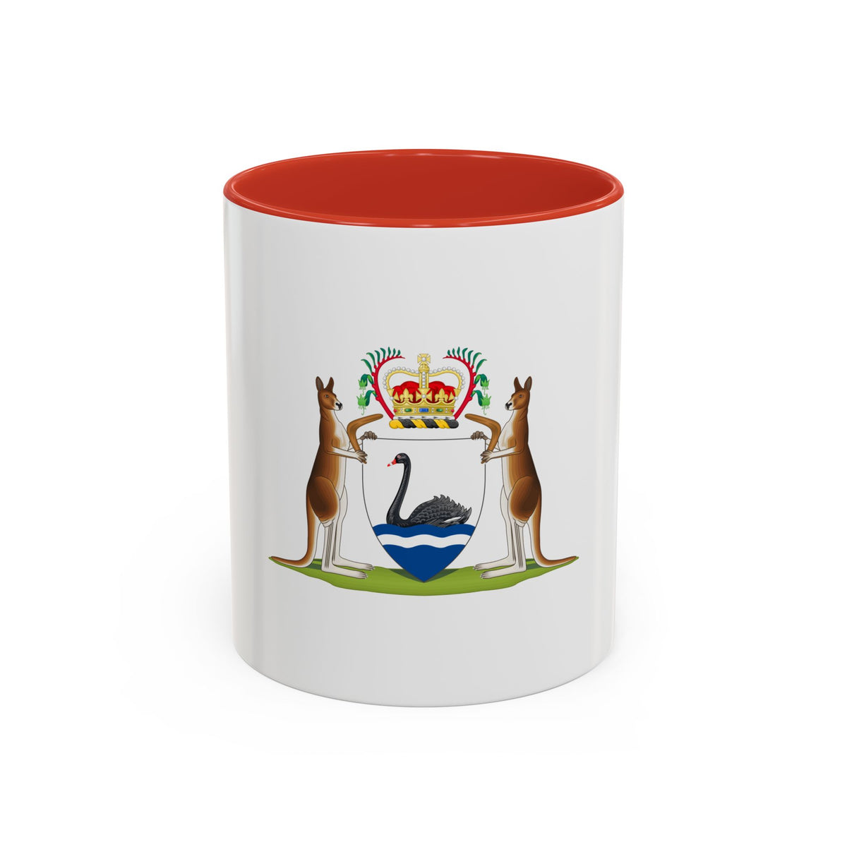 Coat of arms of Western Australia - Accent Coffee Mug