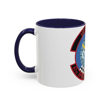 67th Operations Support Squadron (U.S. Air Force) Accent Coffee Mug