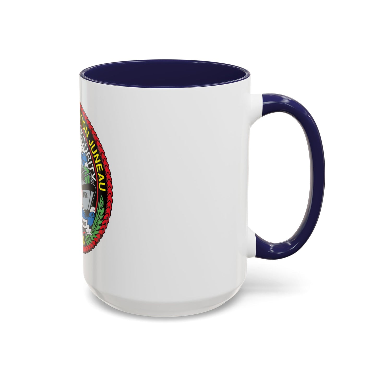 USCG Station Juneau Alaska   Homeland Security (U.S. Coast Guard) Accent Coffee Mug