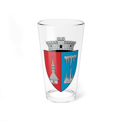ROU AB Garda de Sus CoA (Oman) (Coat of Arms) Pint Glass 16oz