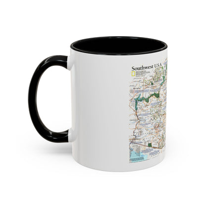 USA - Southwest (1992) (Map) Accent Coffee Mug