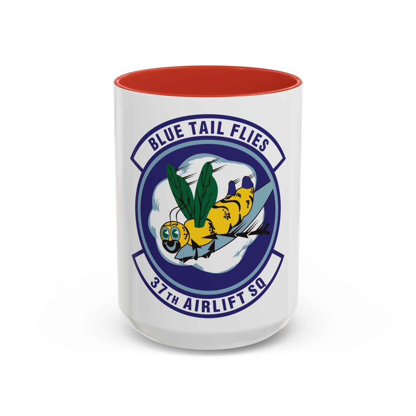 37th Airlift Squadron (U.S. Air Force) Accent Coffee Mug | Military Mug Gift