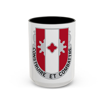 961 Engineer Battalion (U.S. Army) Accent Coffee Mug