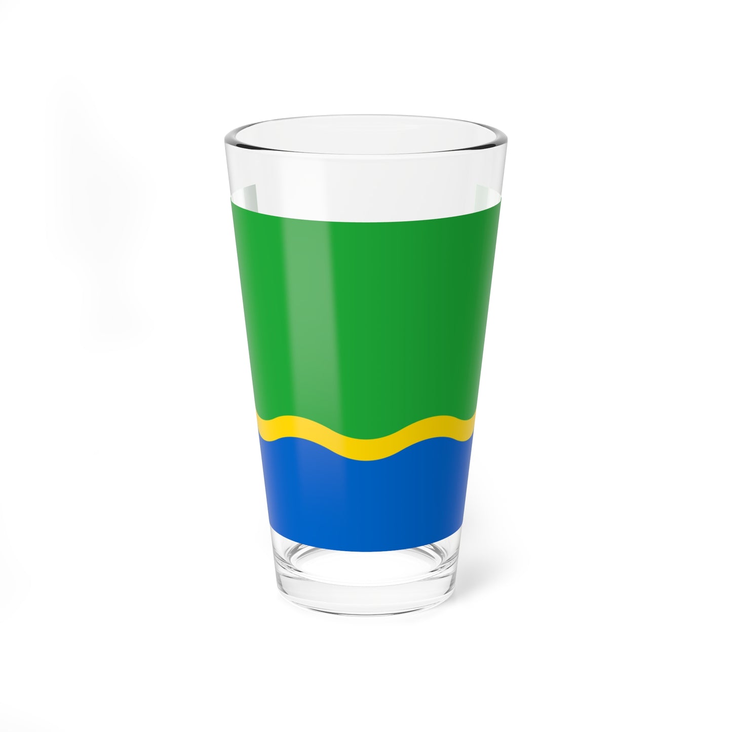 Flag of Tyndinsky rayon Amur oblast 2007 (Russia) Pint Glass 16oz