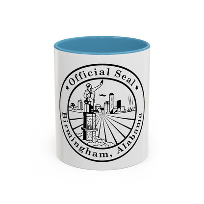 Seal of Birmingham Alabama - Accent Coffee Mug
