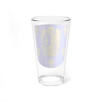 UKR Myronivka Raion COA (Ukraine) (Coat of Arms) Pint Glass 16oz