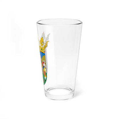 Escudo de Vélez-Málaga (Spain) (Coat of Arms) Pint Glass 16oz