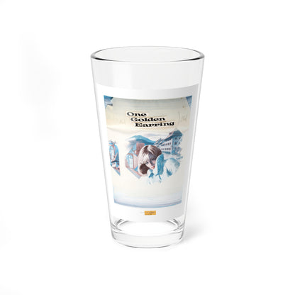 One Golden Earring by Ann Boyle (Avalon Books, 1974) - Pint Glass 16oz