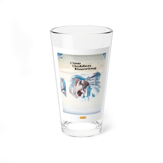 One Golden Earring by Ann Boyle (Avalon Books, 1974) - Pint Glass 16oz