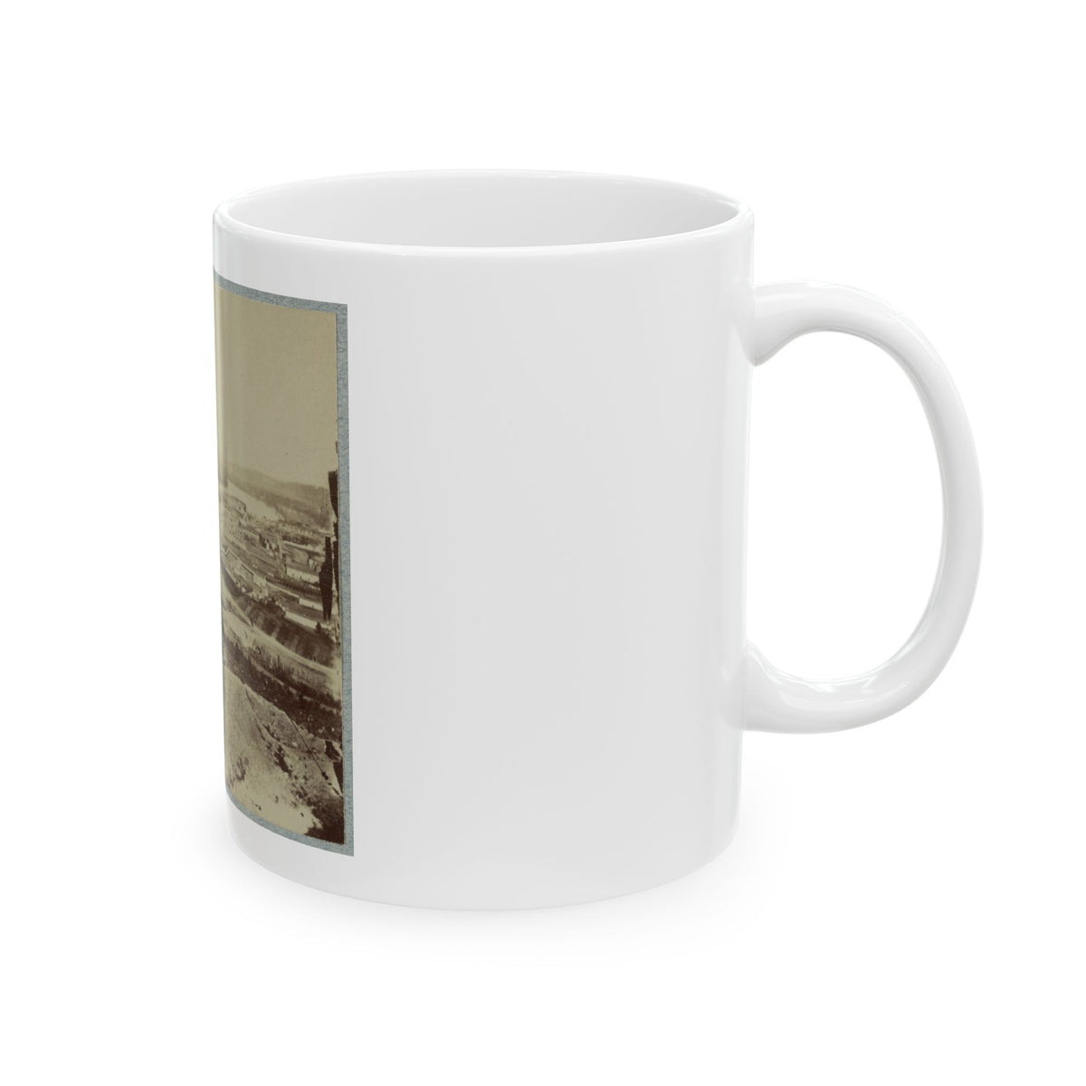 Army Bridge, Chattanooga, 1864(2) (U.S. Civil War) White Coffee Mug