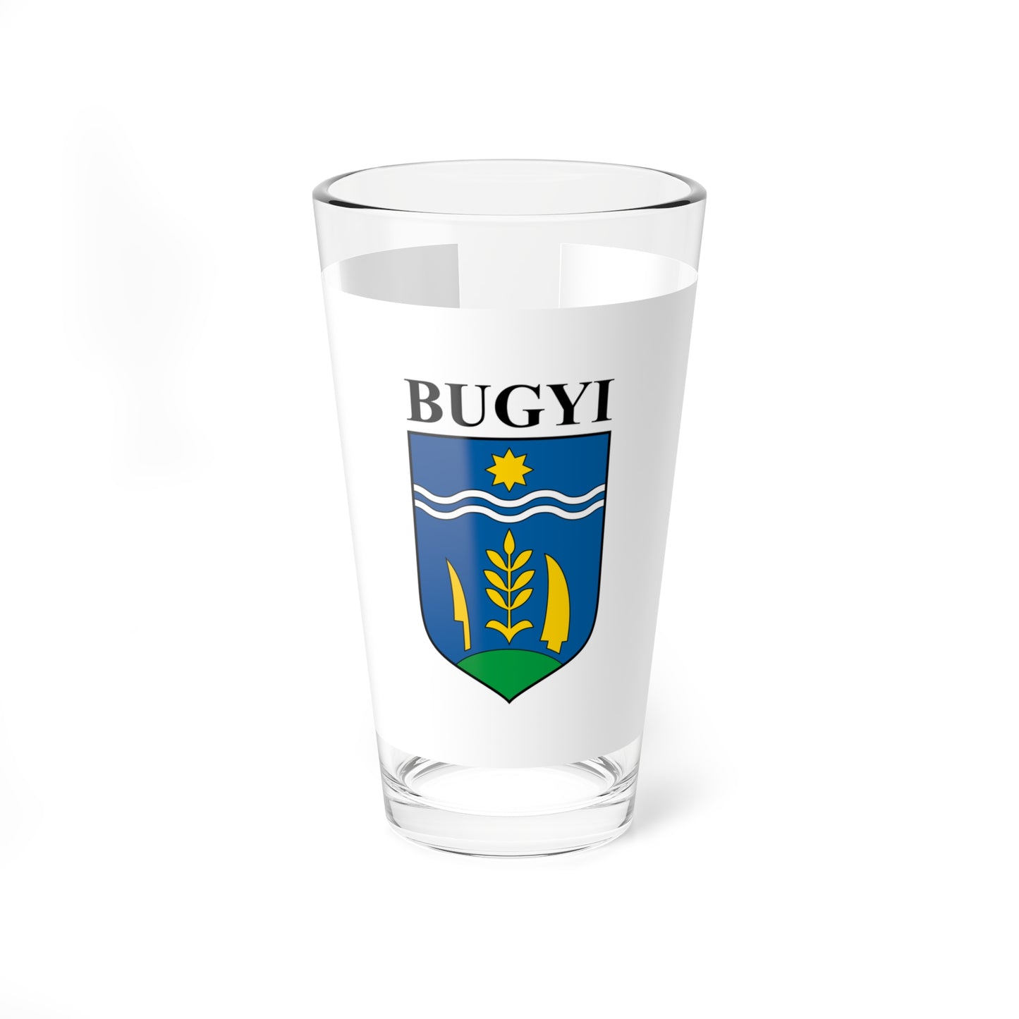 Flag of Bugyi (Hungary) Pint Glass 16oz